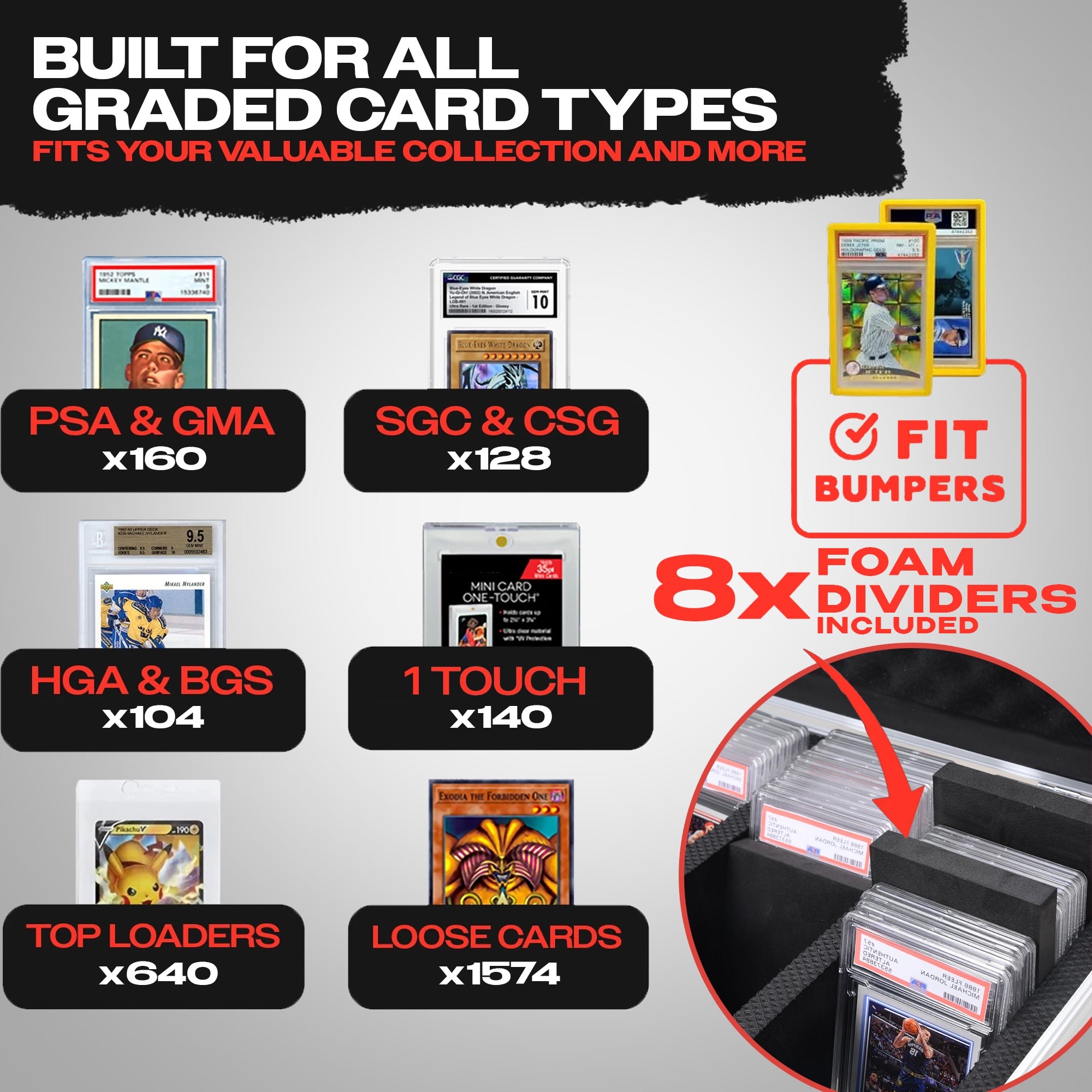 Graded Slab Case XL (160 Slabs)